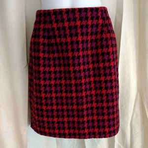 Vintage Herringbone Pencil Skirt size 8